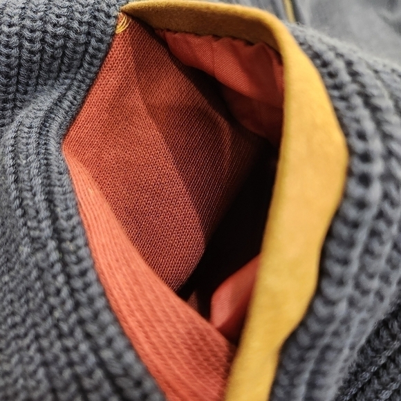 Orvis Cable Knit Zip Vintage Style Cardigan, Navy, Men's XL, (Listing as) - Picture 5 of 8